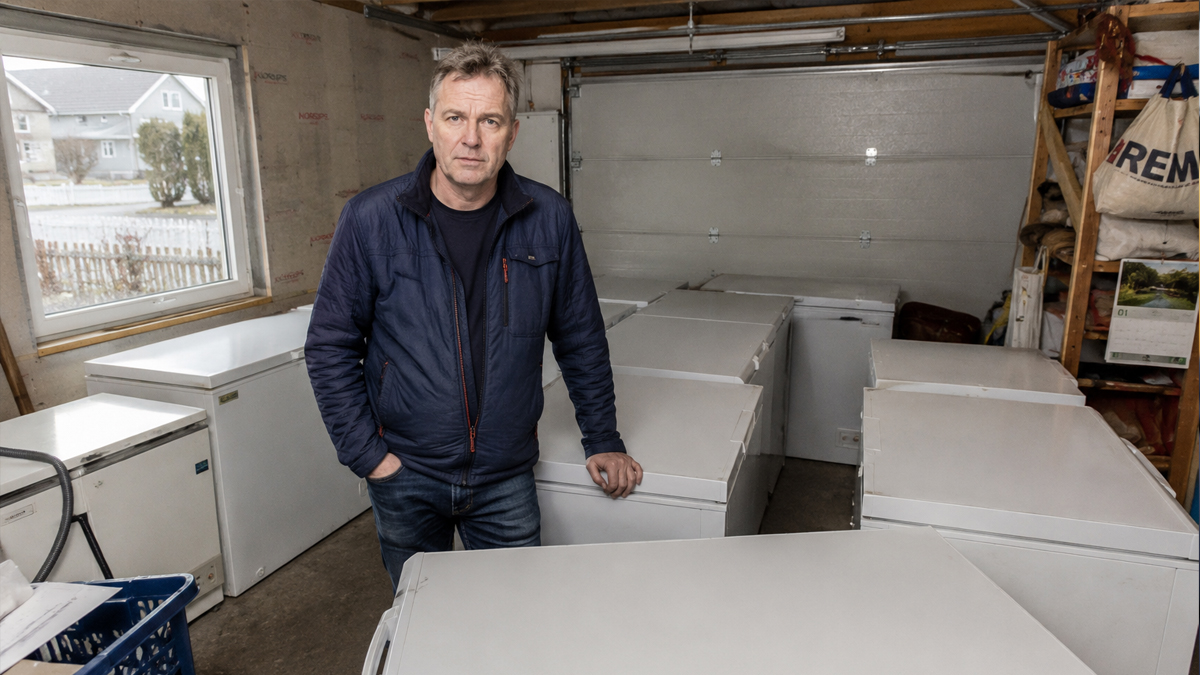 Mann kjøpte frysere på tilbud – sitter nå med ni stykker og ingen plan